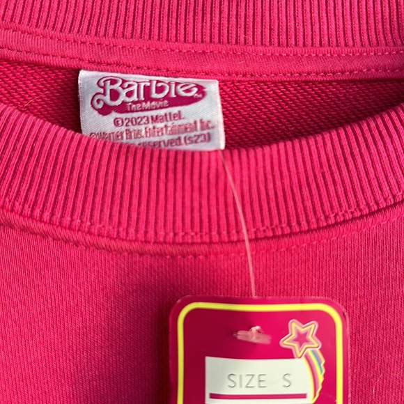 NWT Barbie™️ 💕The Movie Logo Sweatshirt 💕NWT - Picture 5 of 6